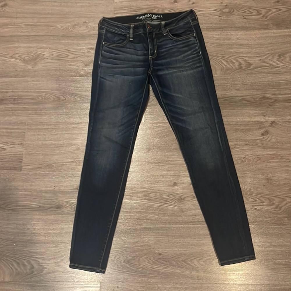 American eagle size 10 long super low rise jegging